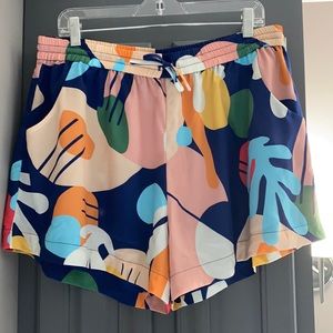 Crosby Colorful Drawstring Shorts - XL EUC